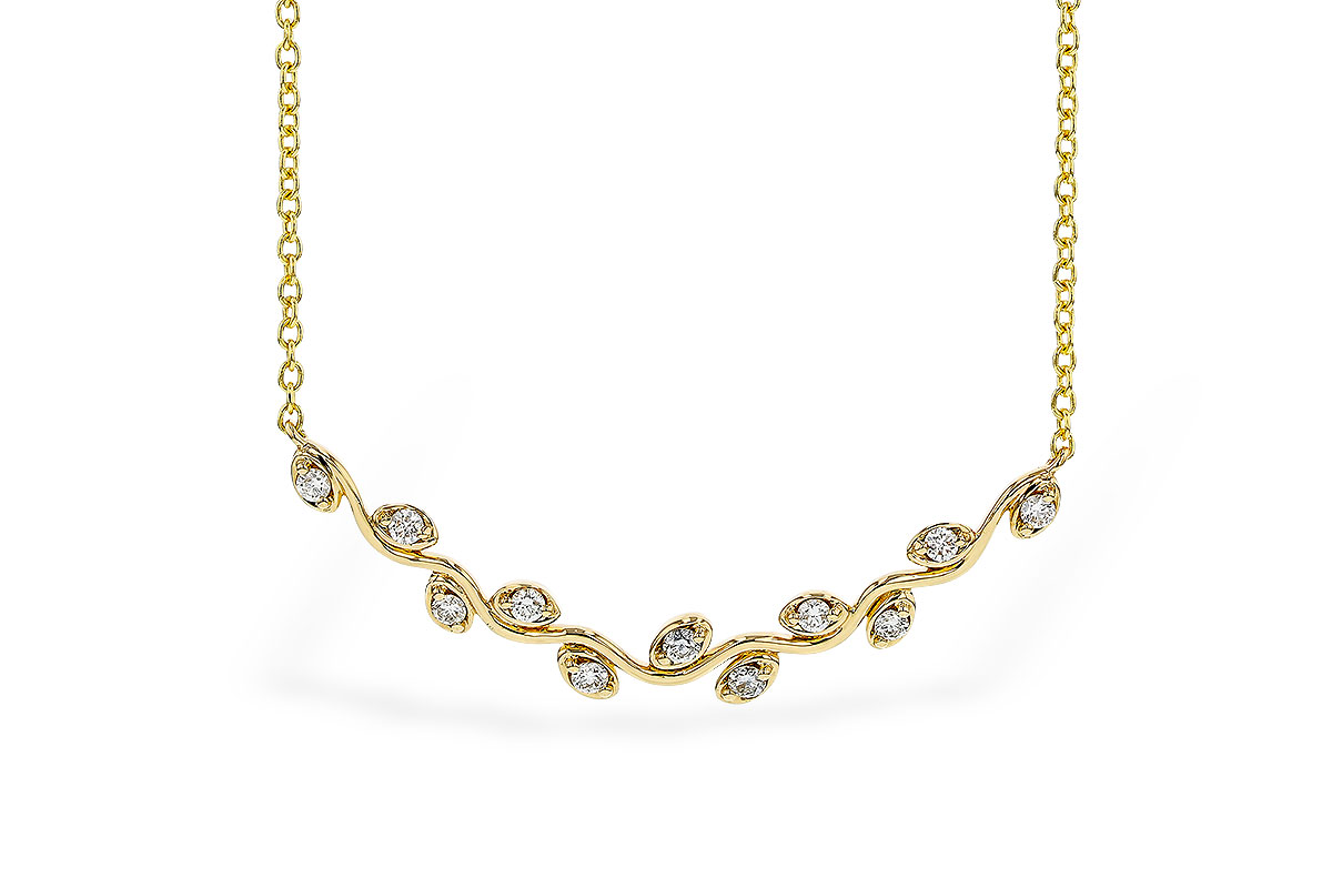 H329-35037: NECKLACE .25 TW (18")