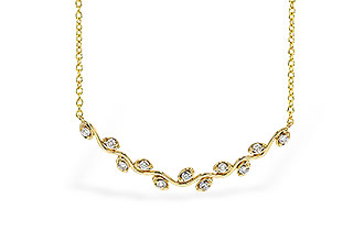 H329-35037: NECKLACE .25 TW (18")