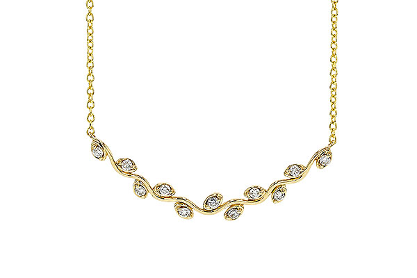 H329-35037: NECKLACE .25 TW (18")