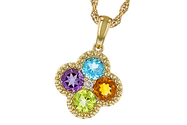 H329-35955: NECKLACE 1.26 SEMI-PREC (AMY,BT,CIT,PER) 1.29 TGW