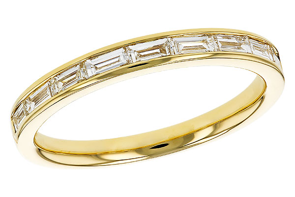 H330-18646: LDS DIA WED RG .44 TW BAGUETTES