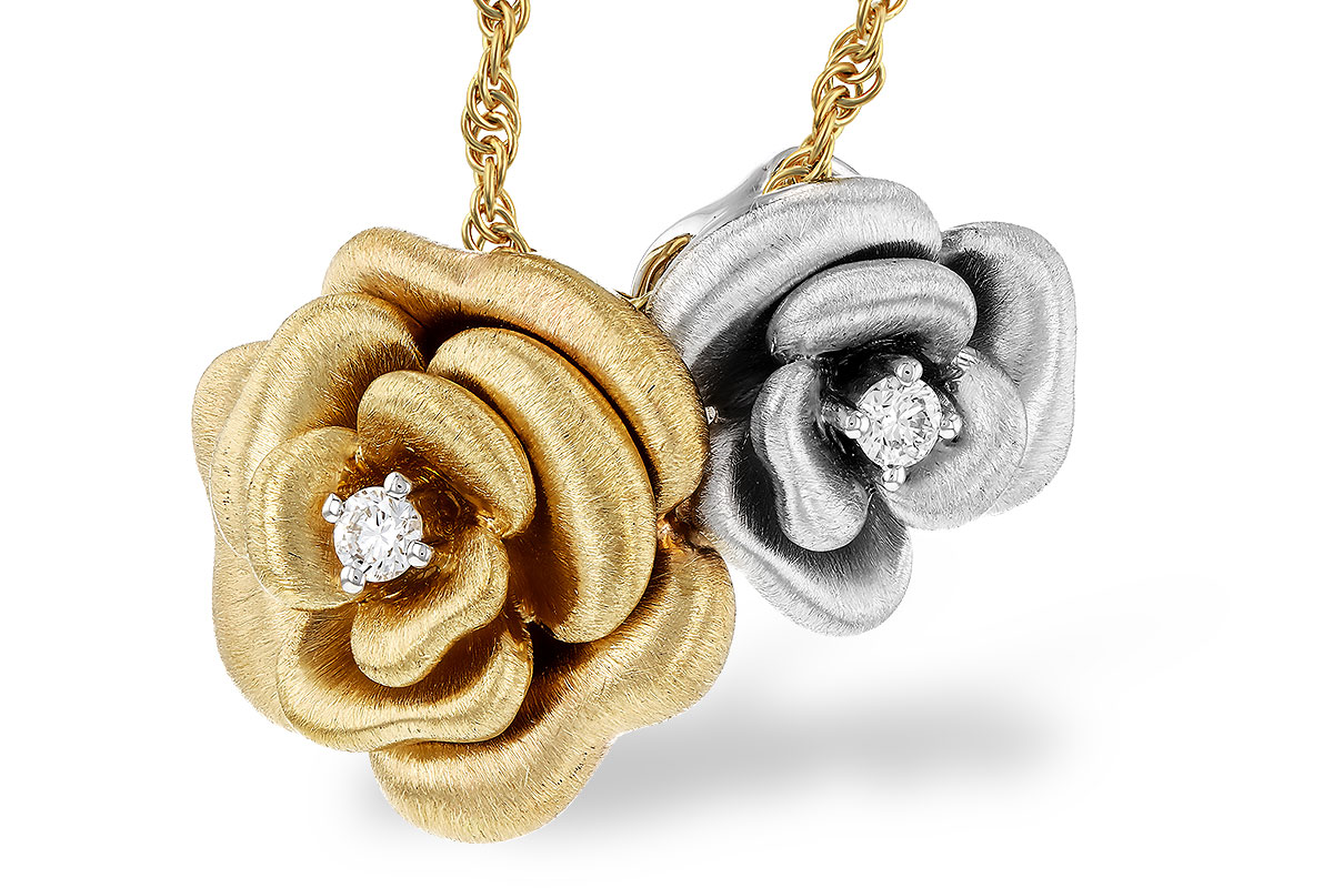 H330-18692: NECKLACE .06 TW