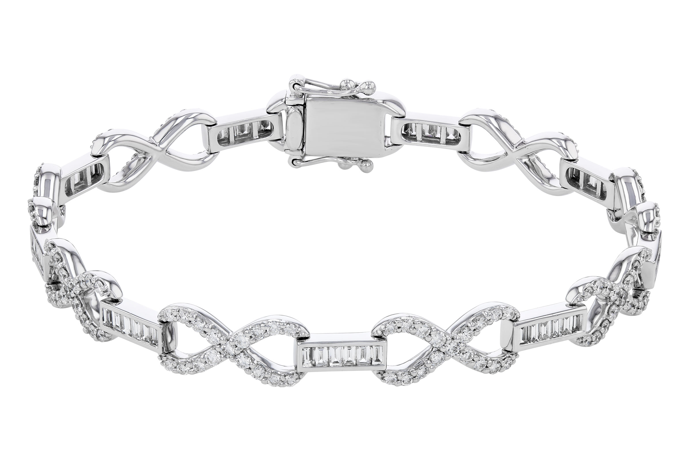 H330-20510: BRACELET 1.00 TW BAG 2.45 TW (7")