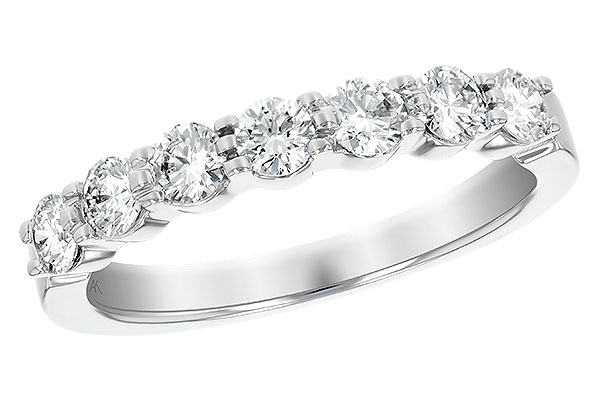 K147-51446: LDS DIA WED RG .75 TW (7 STONES)