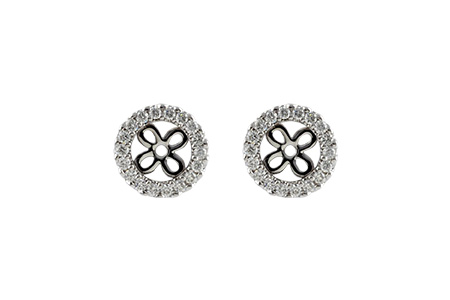 K242-04101: EARRING JACKETS .24 TW (FOR 0.75-1.00 CT TW STUDS)