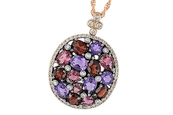 K242-05073: NECK 2.49 SEMI-PRECIOUS 2.78 TGW