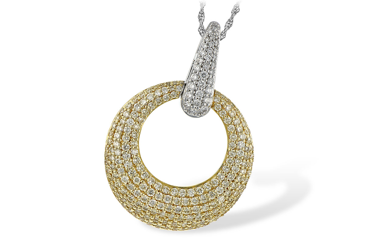 K243-85073: NECK 1.64 YELLOW DIAS 1.90 TW
