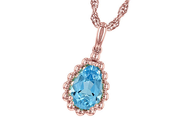 K243-85982: NECKLACE 1.55 CT BLUE TOPAZ