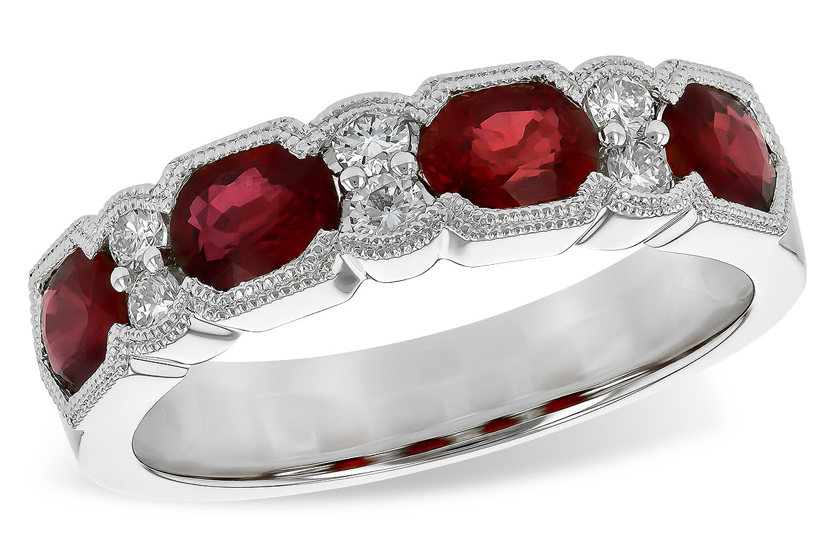 K244-75064: LDS WED RG 1.66 RUBY 1.84 TGW (5x4MM RUBY)