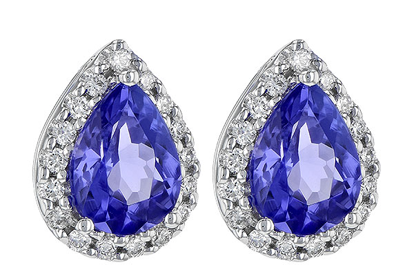 K244-78710: EARR 1.15 TW TANZANITE 1.32 TGW