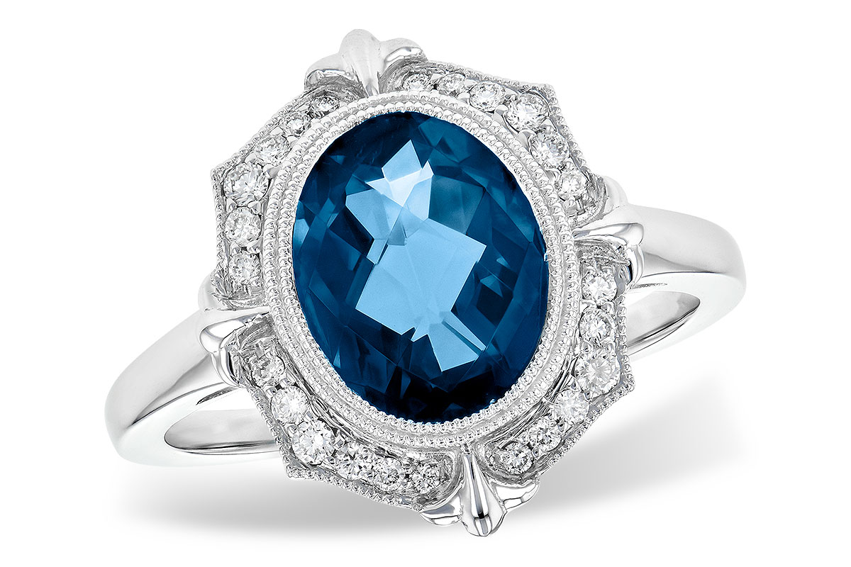 K244-80464: LDS RG 3.00 LONDON BLUE TOPAZ 3.16 TGW