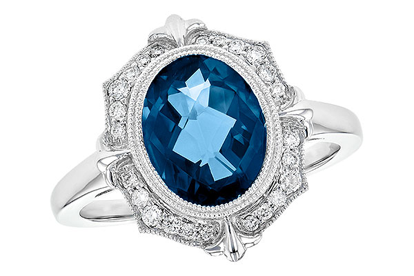 K244-80464: LDS RG 3.00 LONDON BLUE TOPAZ 3.16 TGW