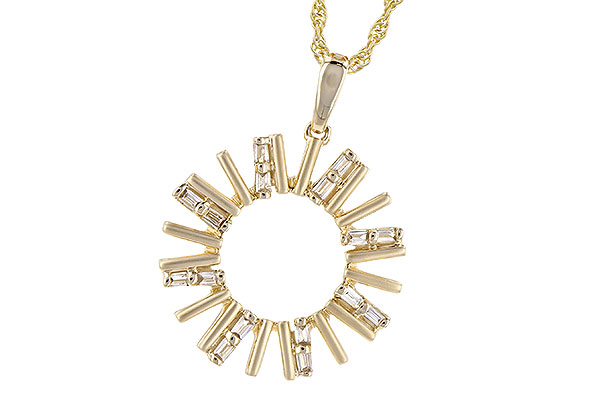 K327-50510: NECK .14 TW BAGUETTES
