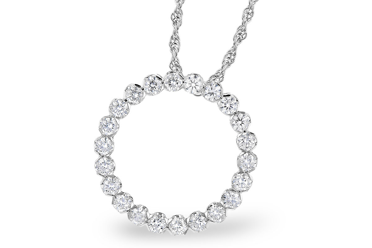 K327-51364: NECKLACE 1.00 TW