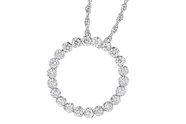 K327-51364: NECKLACE 1.00 TW