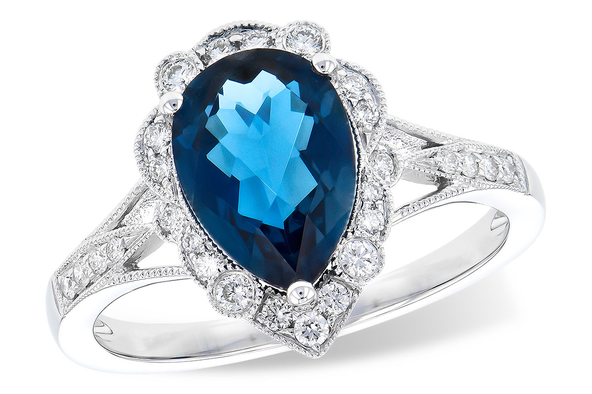 K327-52346: LDS RG 2.25 LONDON BLUE TOPAZ 2.47 TGW (10x7 PS)