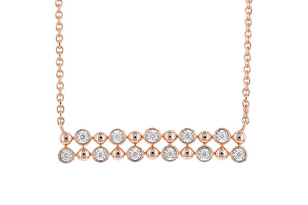 K327-53210: NECKLACE .12 TW