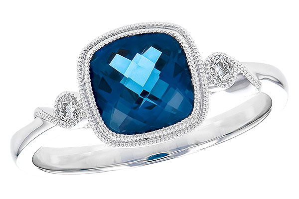 K328-36819: LDS RG 1.70 LONDON BLUE TOPAZ 1.75 TGW