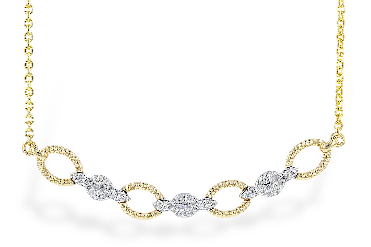 K328-39564: NECKLACE .25 TW (18")