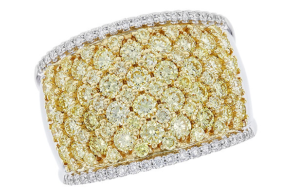 K328-39582: LDS DIA WED RG 2.19 YELLOW DIAS 2.37 TW
