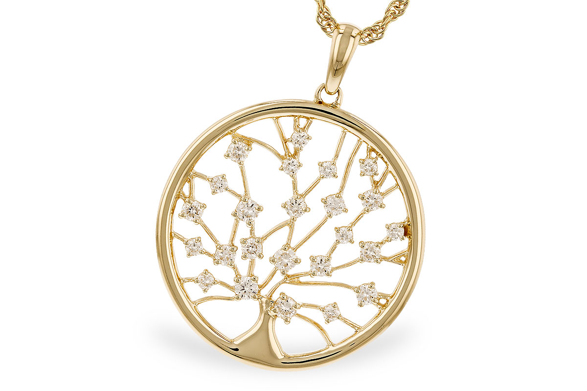 K328-41382: NECKLACE .32 TW