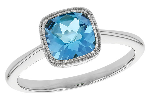 K328-43182: LDS RG 1.45 CT SWISS BLUE TOPAZ