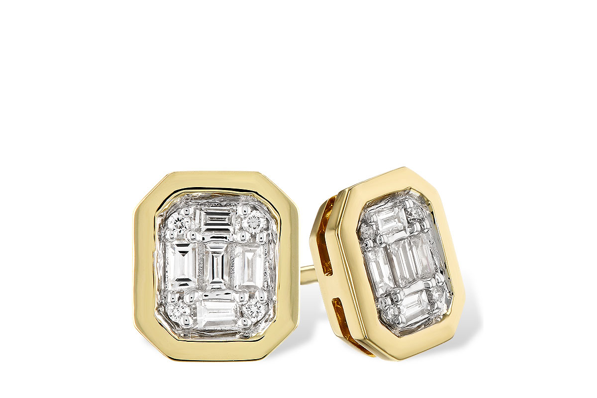 K328-44146: EARRINGS .13 BAG .16 TW