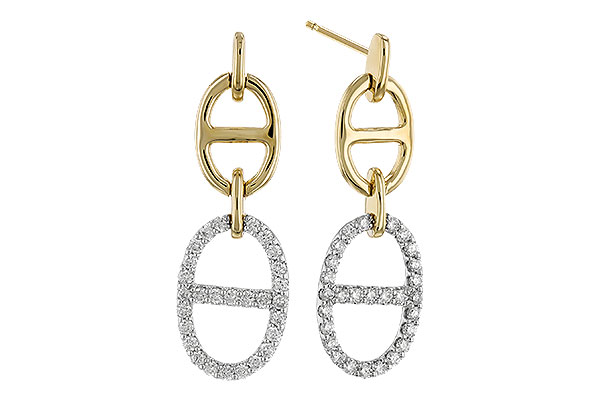 K328-45028: EARRINGS .36 TW