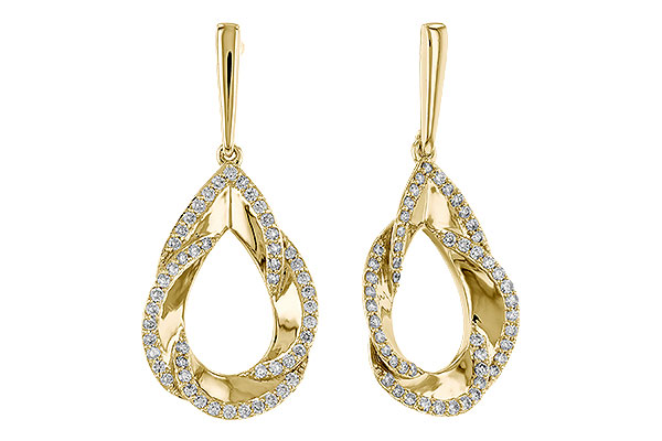 K329-29619: EARRINGS .50 TW