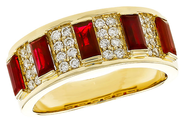 K329-32355: LDS WED RG 1.40 TW RUBY 1.69 TGW