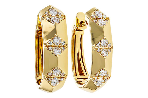 K329-34128: EARRINGS .50 TW