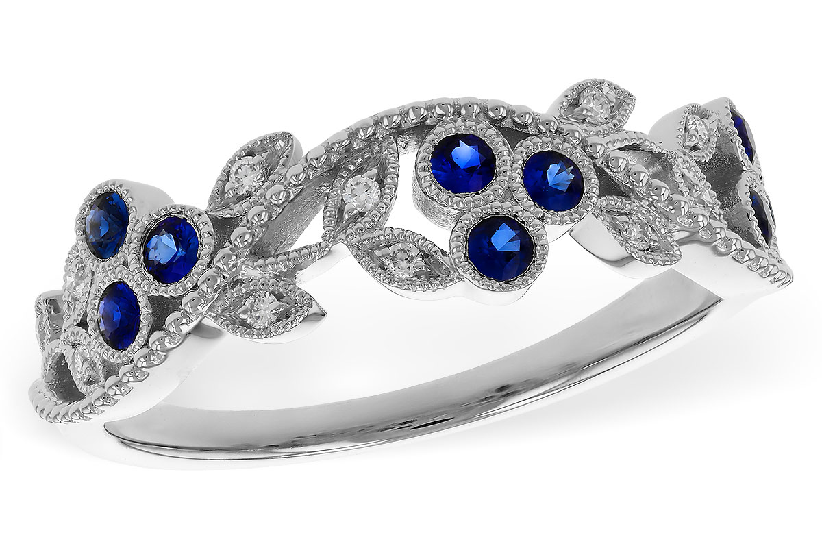 K329-35910: LDS WED RG .23 SAPPHIRE .29 TGW