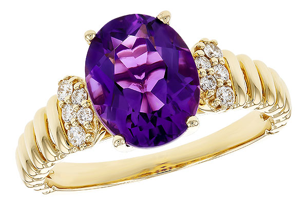 K330-18655: LDS RG 2.12 AMETHYST 2.26 TGW (10x8MM AMY)