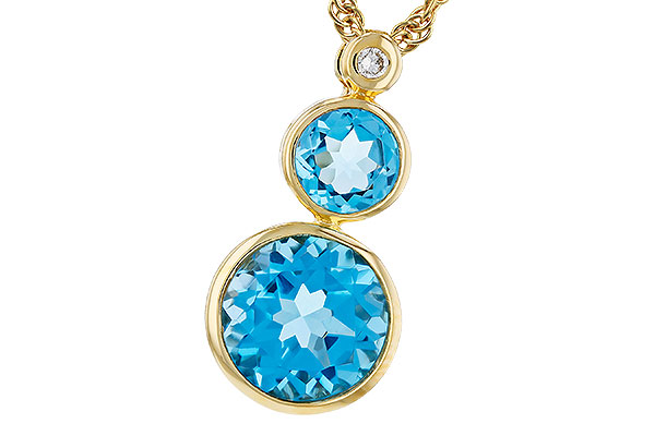 K330-18664: NECK 2.63 BLUE TOPAZ 2.65 TGW (5MM / 8MM BT)