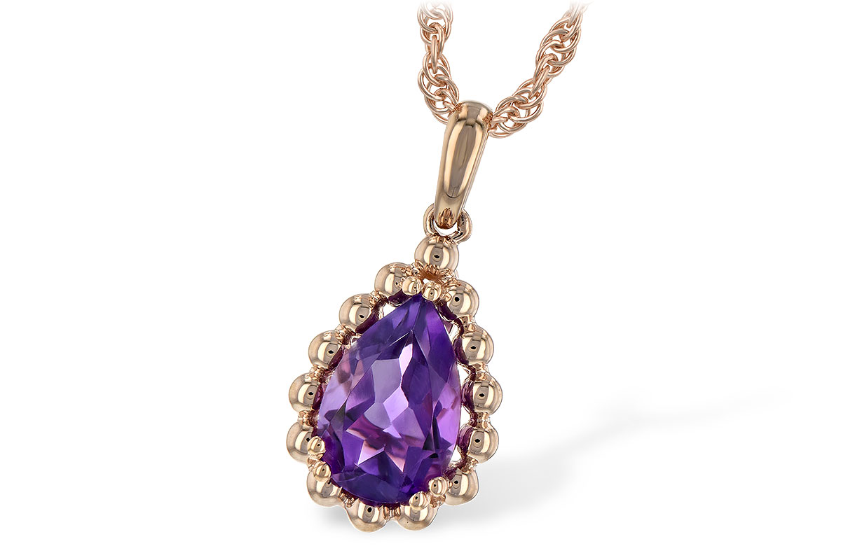 L243-85973: NECKLACE 1.06 CT AMETHYST