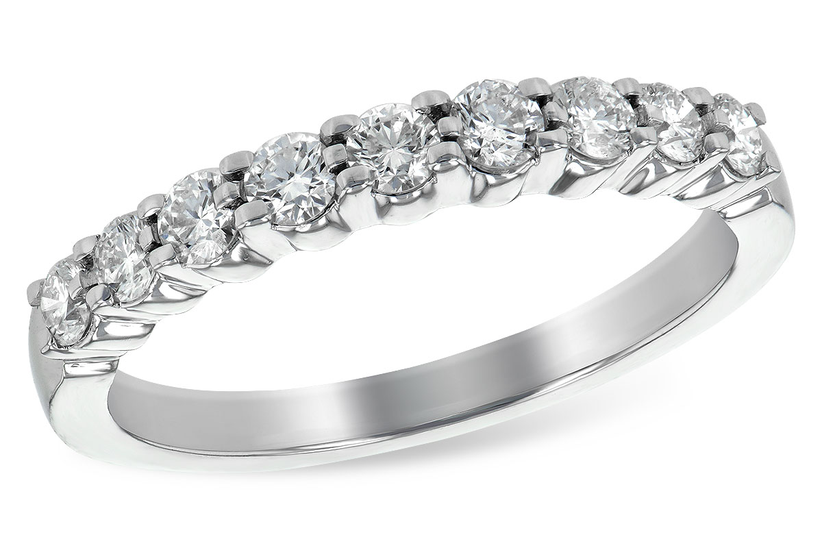 L243-86864: LDS WED RG .50 TW (9 STONES)