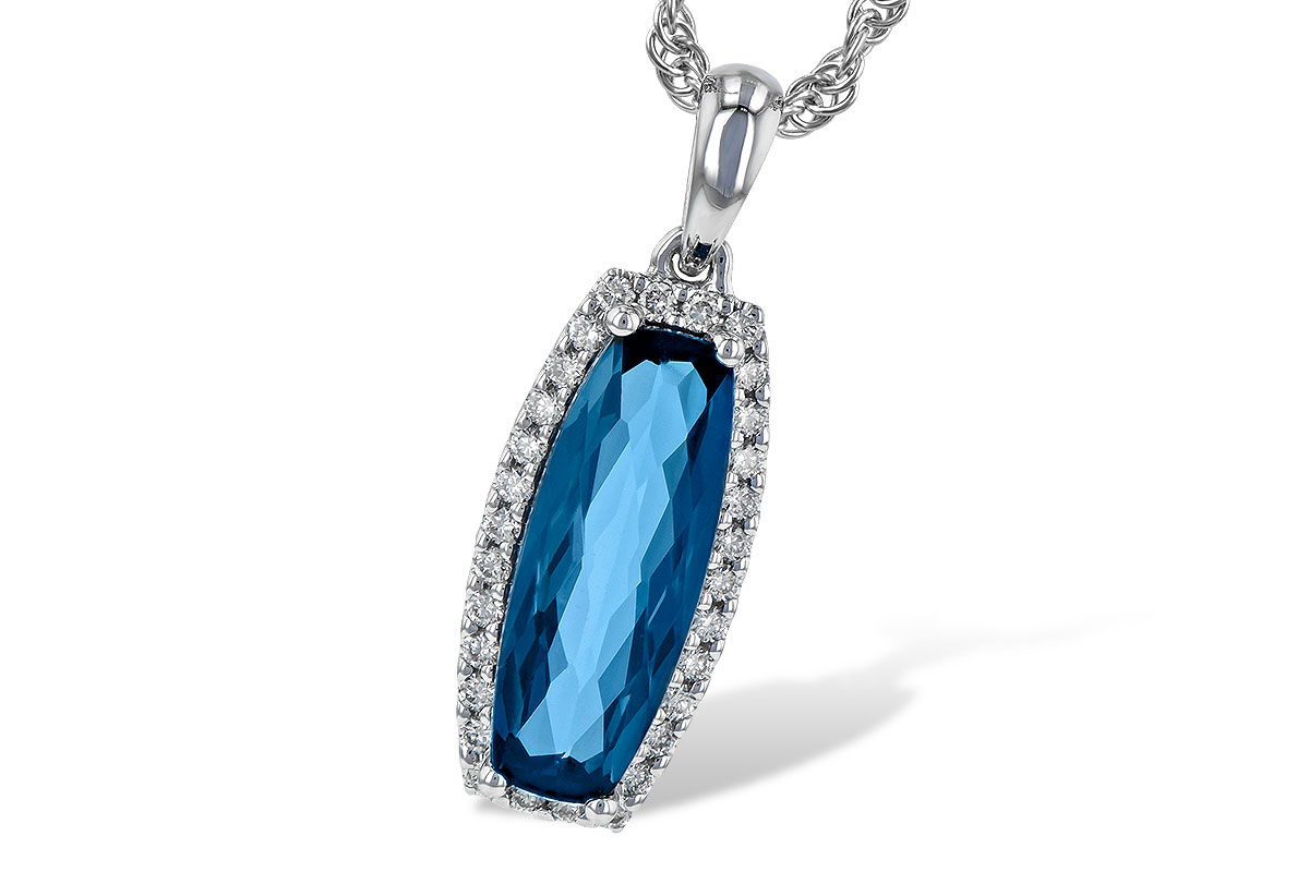 L244-80455: NECK 1.58 LONDON BLUE TOPAZ 1.70 TGW