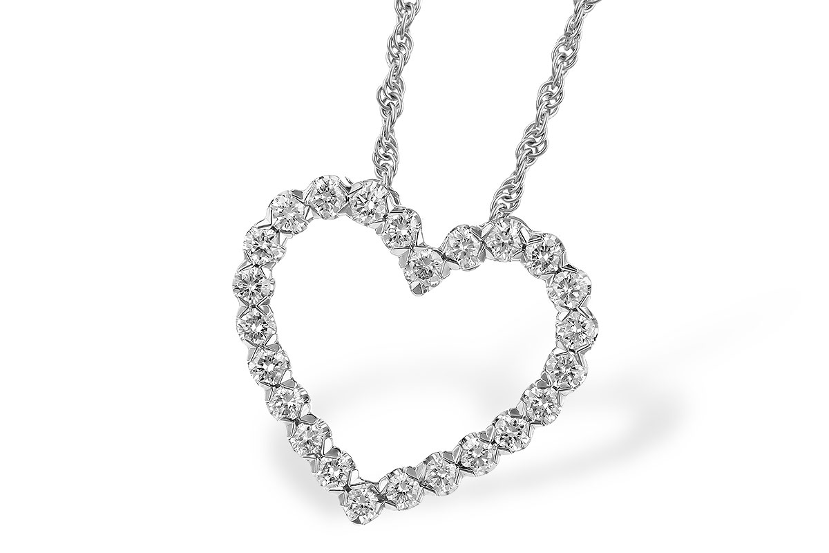 L327-52337: NECKLACE .50 TW