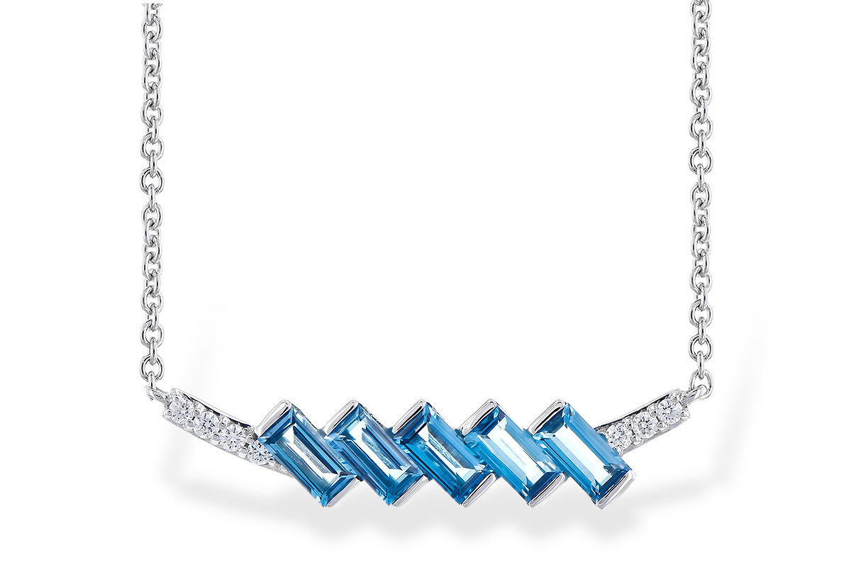 L327-53246: NECK .75 LONDON BLUE TOPAZ .80 TGW