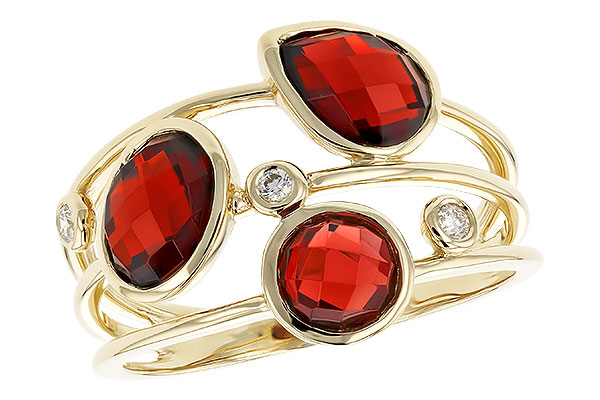 L328-38646: LDS RG 3.07 TW GARNET 3.12 TGW