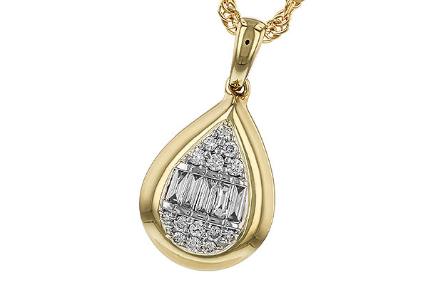 L328-45019: NECKLACE .08 BAG .16 TW