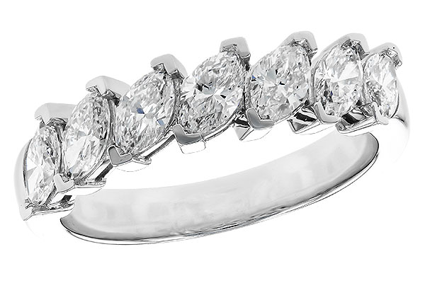 L329-27773: LDS DIA WED RG 1.25 TW (7 MARQUISE)