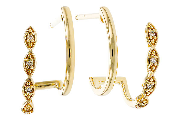 L329-31373: EARRINGS .03 TW