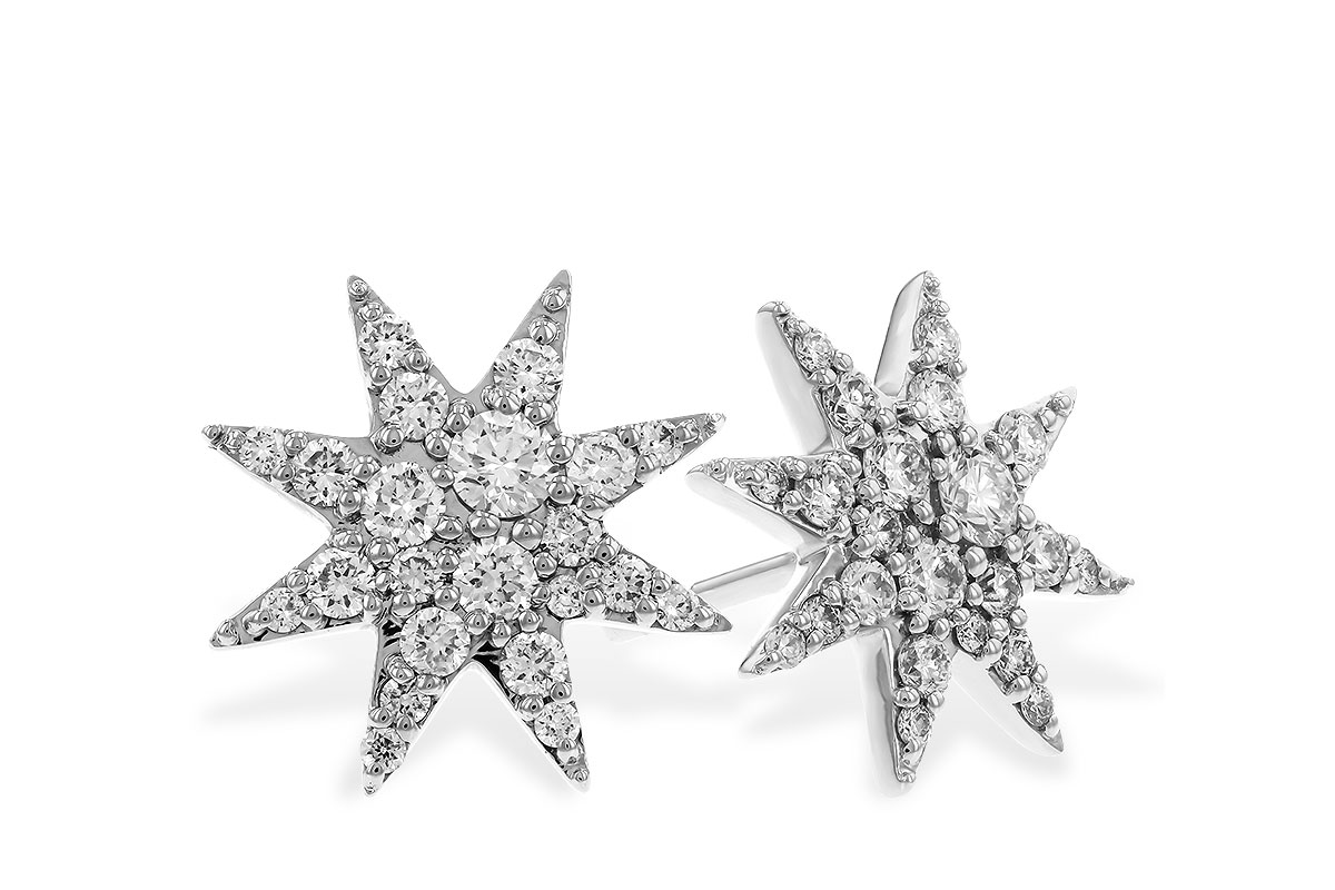 L329-34119: EARRINGS .50 TW