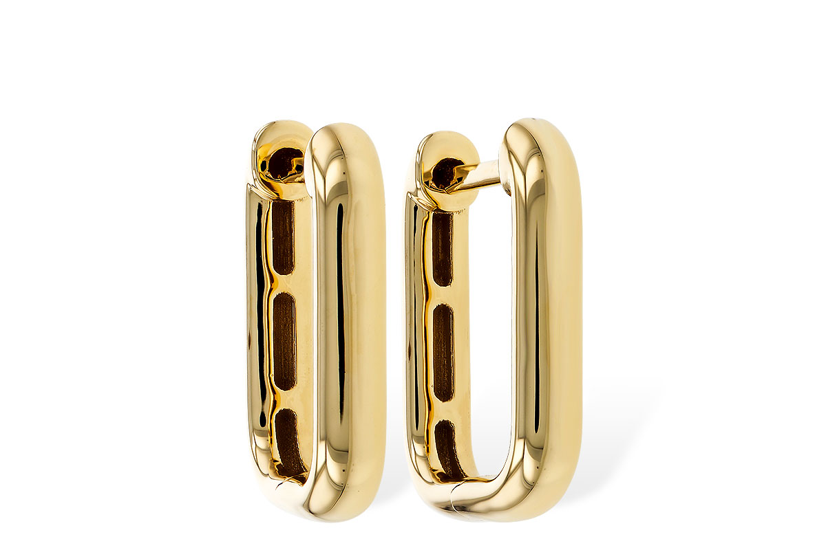 L329-34173: GOLD EARRINGS (15MM)