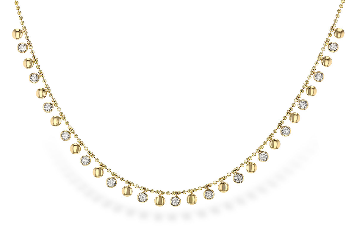 L329-35064: NECKLACE .24 TW