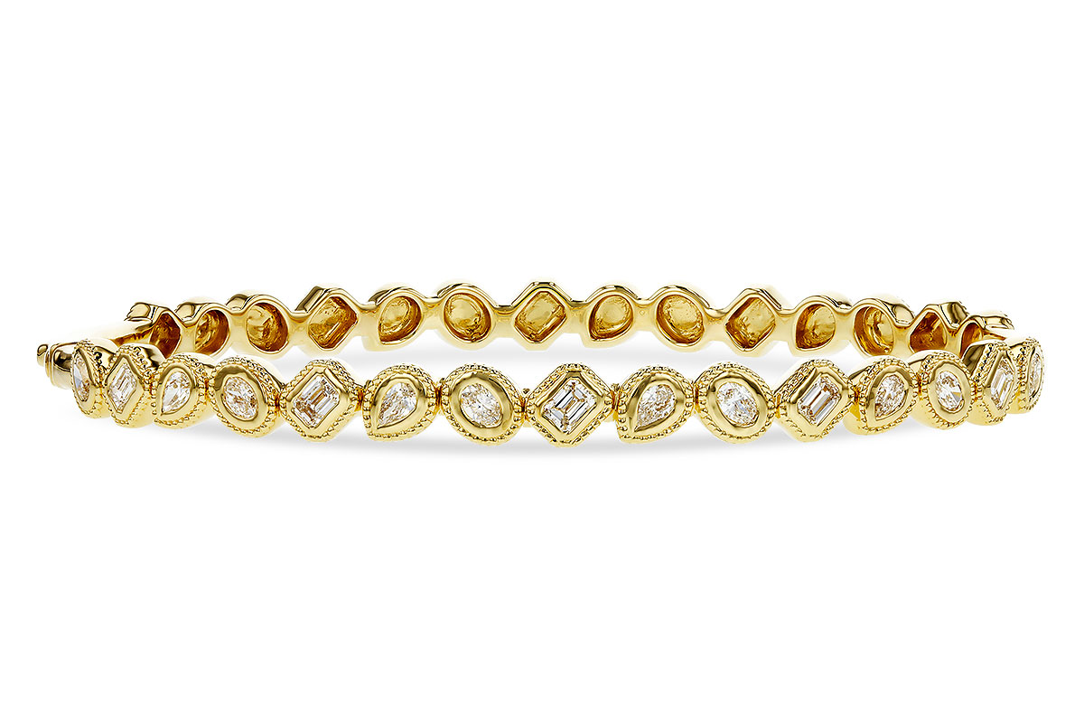 L329-35073: BANGLE 1.00 TW FANCY CUT DIAS