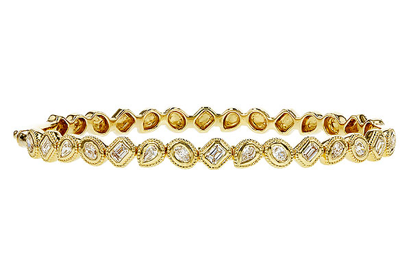L329-35073: BANGLE 1.00 TW FANCY CUT DIAS