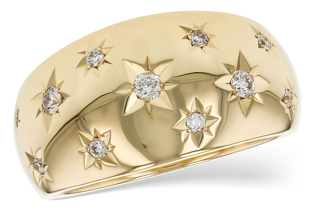 L330-18691: LDS DIA WEDDING RING .18 TW