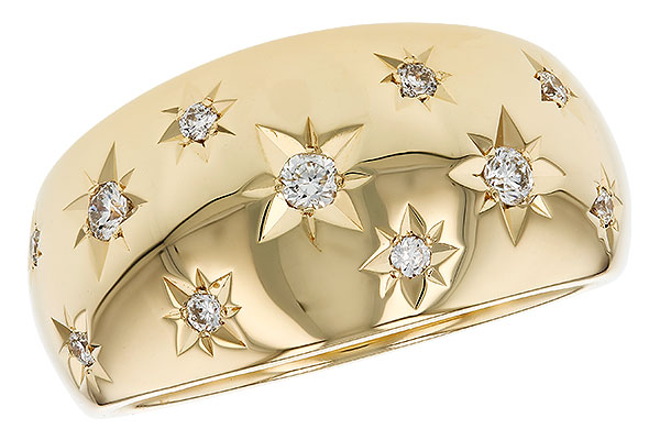 L330-18691: LDS DIA WEDDING RING .18 TW